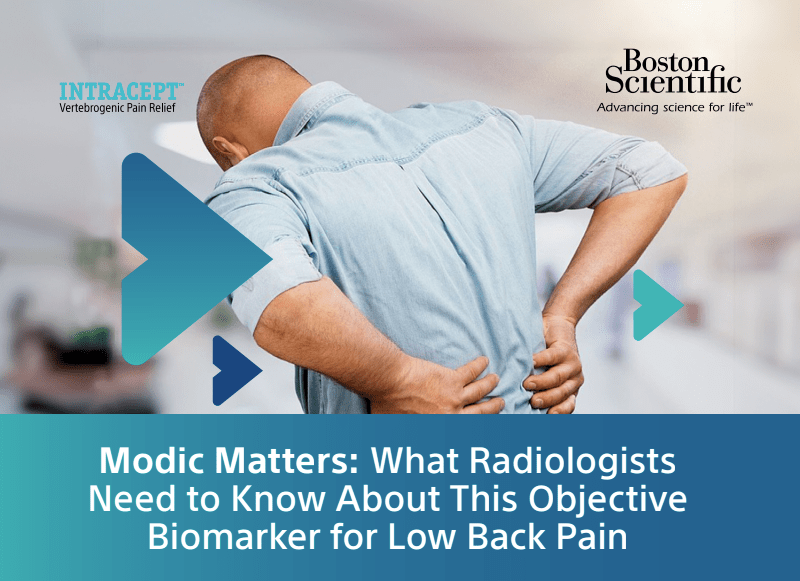 Person with lower back pain